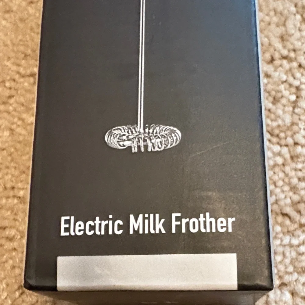 Silver Electric Milk Frother